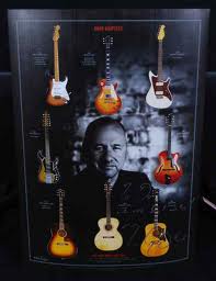 Mark Knopfler Lithograph, Get Lucky Tour